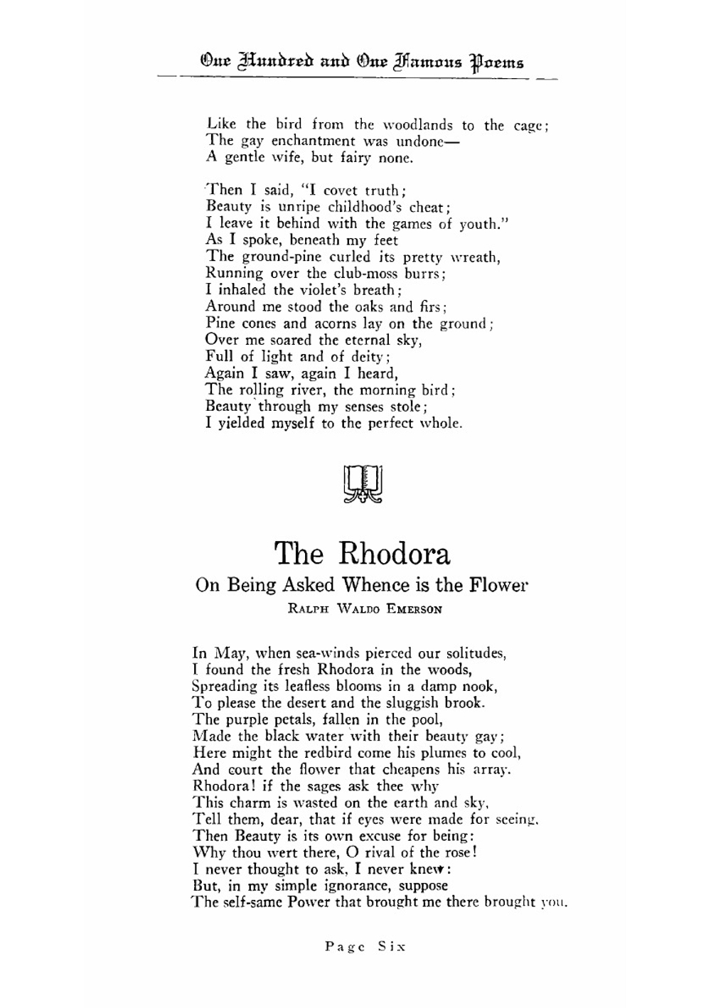 One hundred and one famous poems, with a prose supplement | Roy Jay Cook