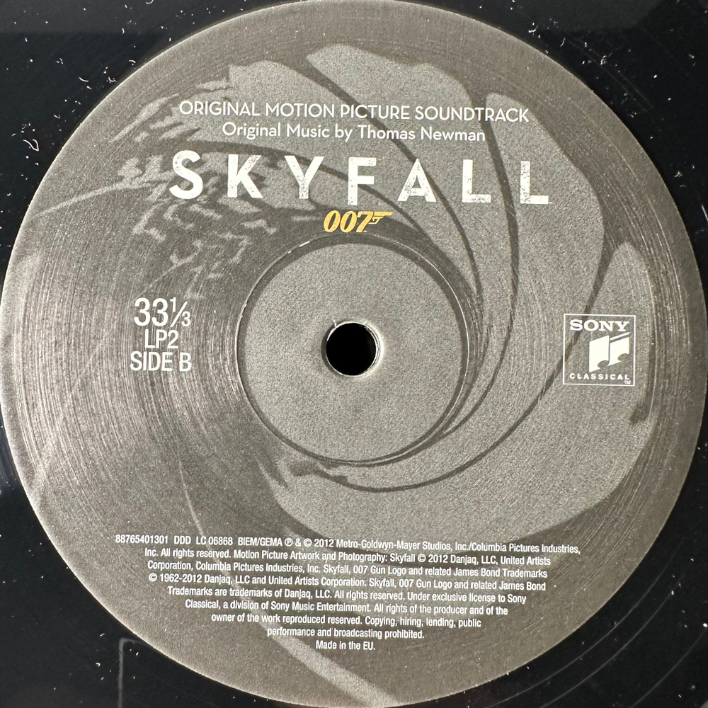 Thomas Newman – Skyfall - Original Motion Picture Soundtrack 2LP (Европа 2012г.)