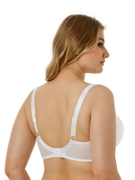 Бюстгальтер на каркасах с мягкими чашками и широким станом (Размер: 85B) (Цвет: белый)