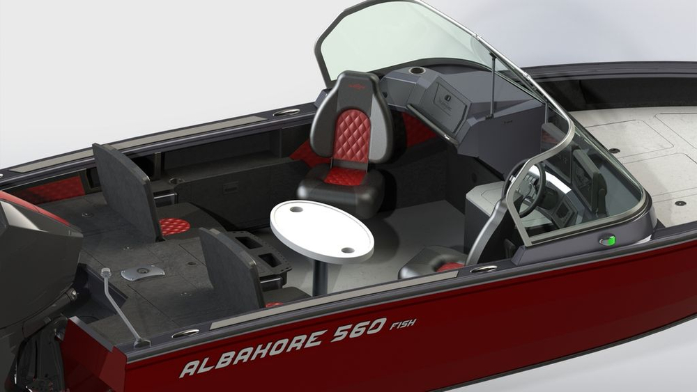 Катер-лодка алюминиевая ALBAKORE 560 Fish