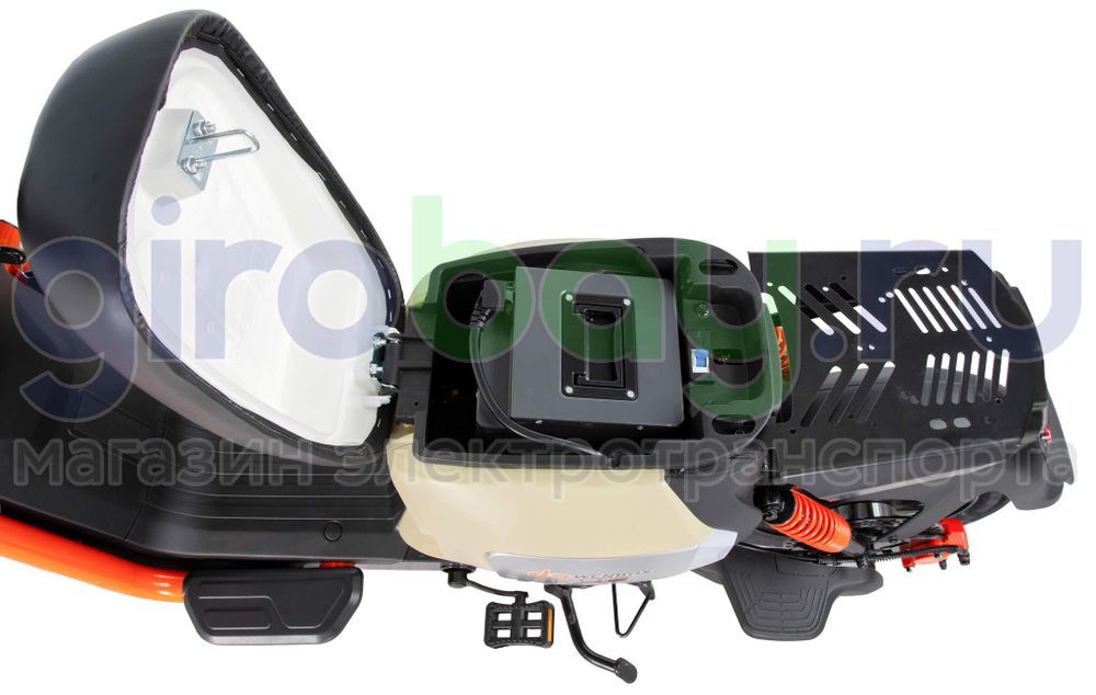 Электроскутер WENBOX U2 1500W (60V/30Ah) - Бежевый фото №15