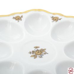 Поднос для яиц Queen's Crown Золотая роза 20 см