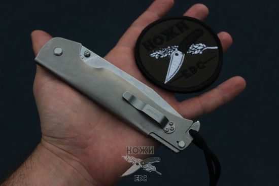 Складной нож Cold Steel 95FB Pocket Bushman c клинком из стали 1.4116 Krupp (X50CrMoV15) рукоять Stainless Steel