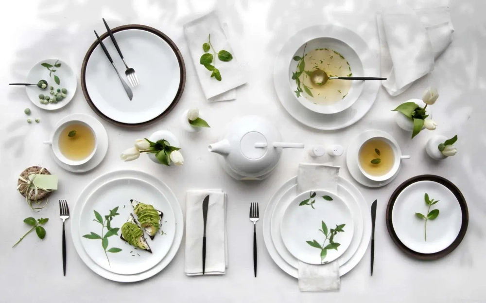 ASA Набор тарелок Ao;Table Gourmet на 2 персоны