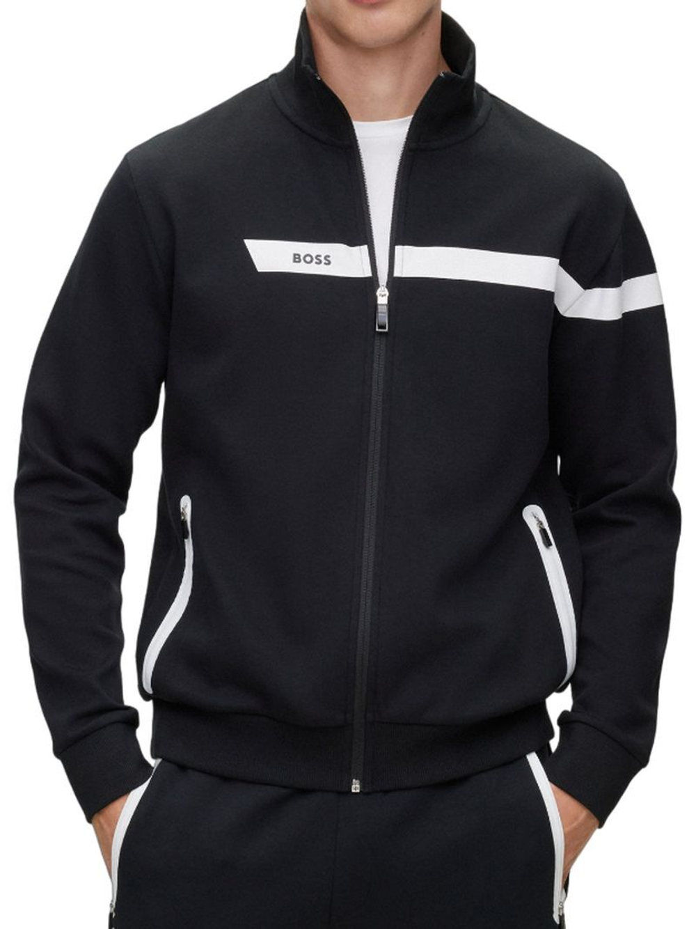 Мужская теннисная кофта BOSS Skaz 1 Sweatshirt - черный