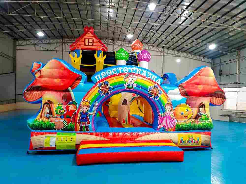 Коммерческий надувной батут «Просто сказка 2», 10*5*6 м