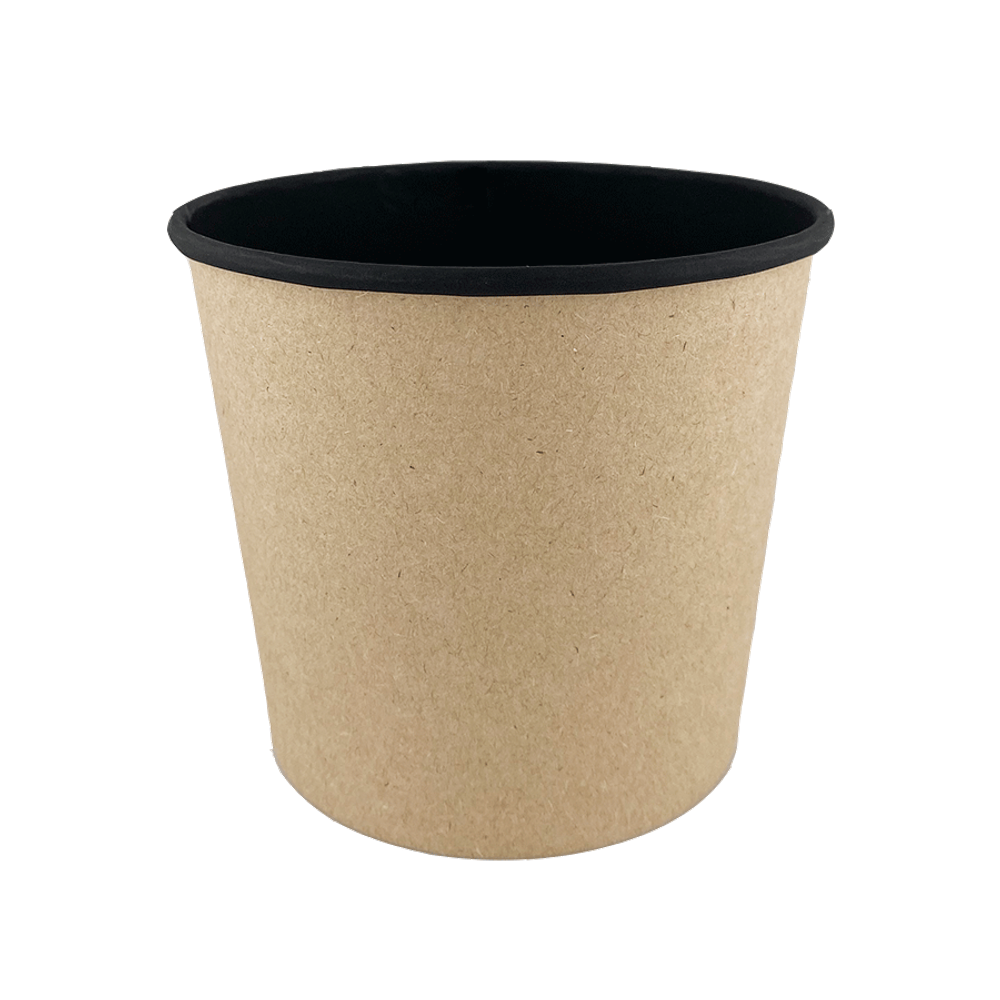 OSQ ROUND BOWL 400 BLACK WOOD