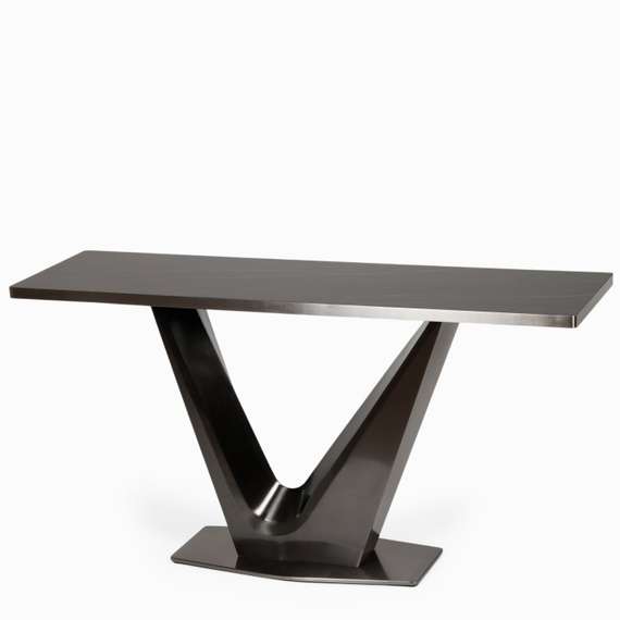 Консоль Optional 150х85 см, черная керамика