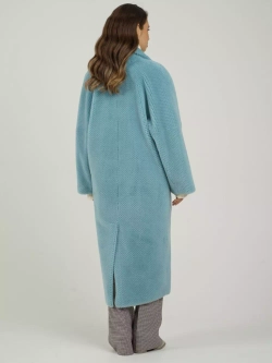 Шуба из шерсти экошуба, SilverFox (арт. 2323)