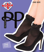 Носки из сетки с шелковистой резинкой (Размер: S-M-L) (Цвет: голубой)