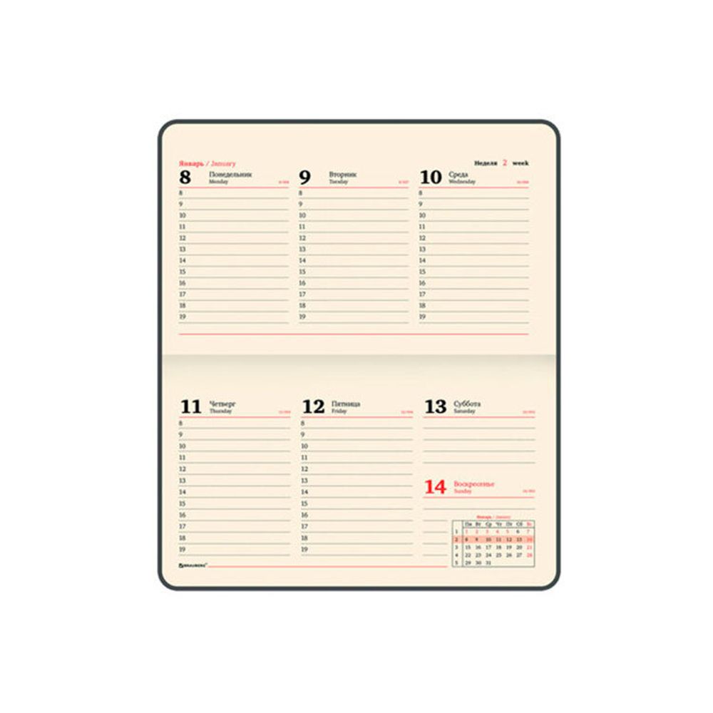 Еженедельник датированный BRAUBERG (115042) 2