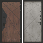 Входная дверь Бункер BN-14 - 24 Бетон светлый