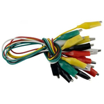 Набор проводов с крокодилами 5A 45мм (50см)