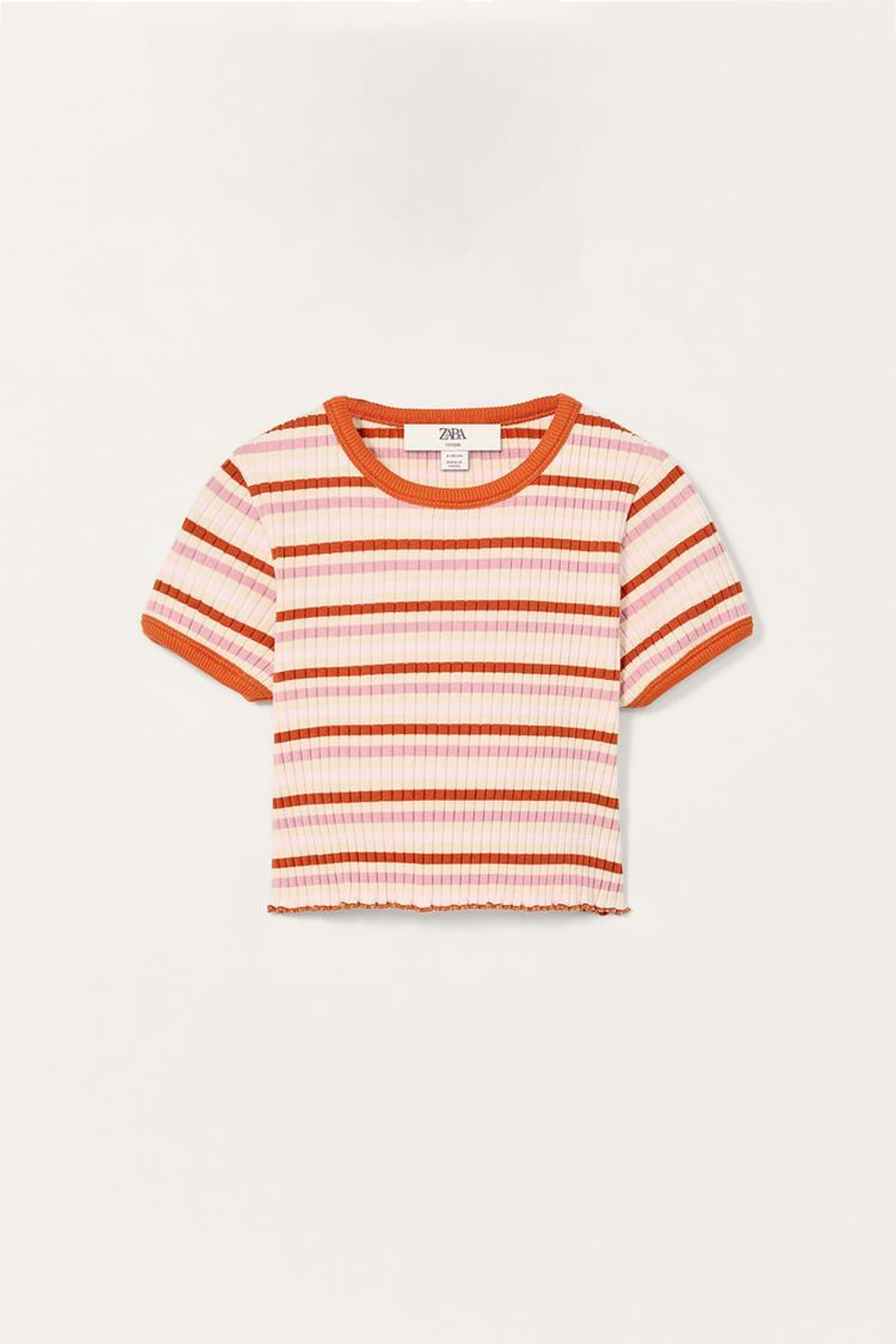 ZARA ФУТБОЛКУ В ПОЛОСКУ - LIMITED EDITION, РАЗНОЦВЕТНЫЙ