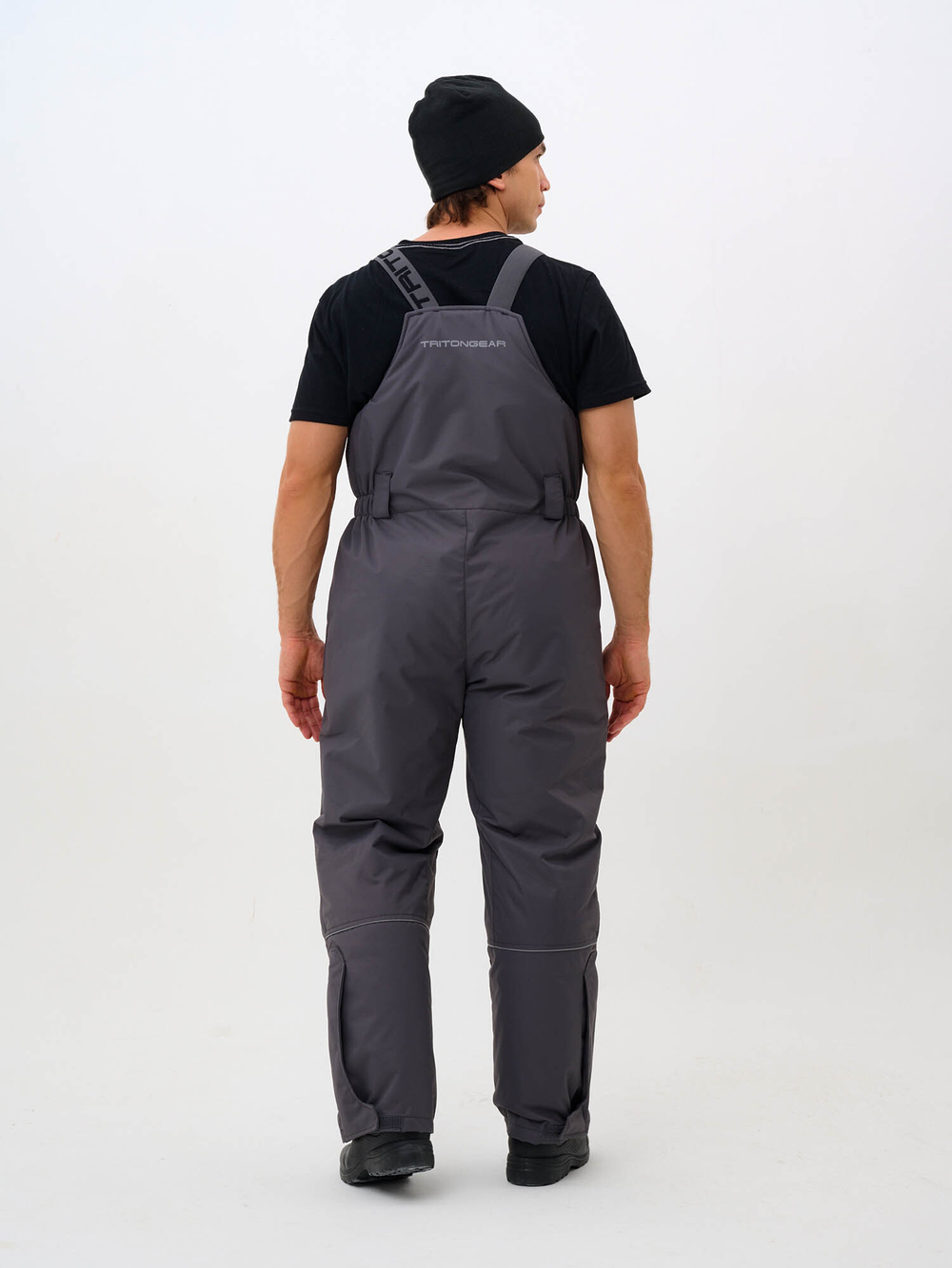 Костюм поплавок "SKIF (Таслан) (-40)", полукомбинезон, Серо-Красный