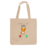Тканевая сумка "Корги вызывает"
