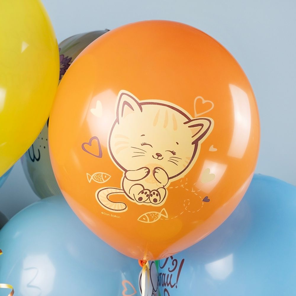 Шар (12''/30 см) Всего Самого Чудесного, Ты всех Милее!, Ассорти, пастель, 2 ст, 25 шт.