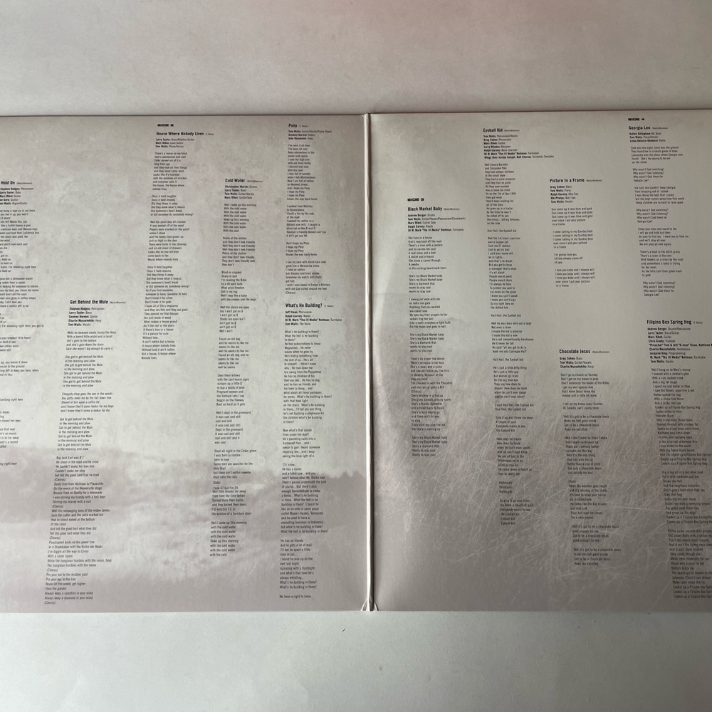 Винтажная виниловая пластинка LP Tom Waits Mule Variations (США 1999)