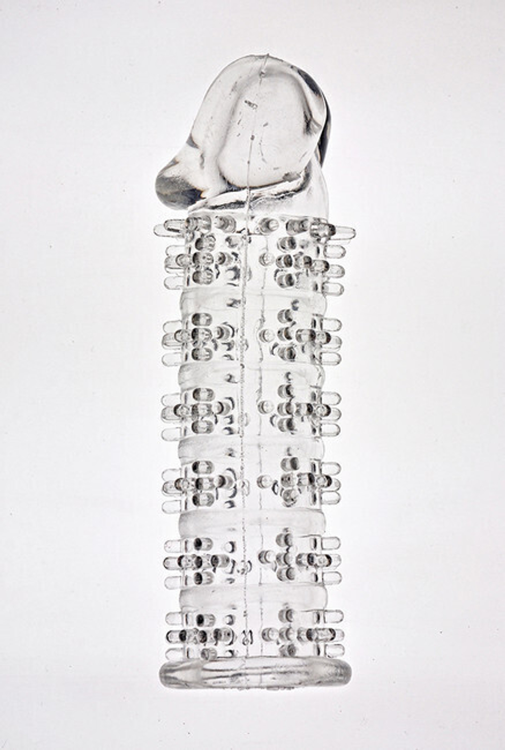 Насадка на фаллос прозрачная закрытая (Цвет: прозрачный)