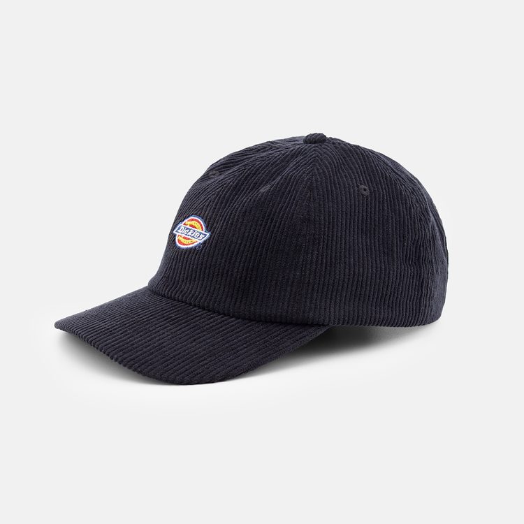 Кепка Dickies Hardwick Corduroy 6 Panel Logo Cap артикул:DK0A4ZAYBLK1 - купить в магазине Дайс