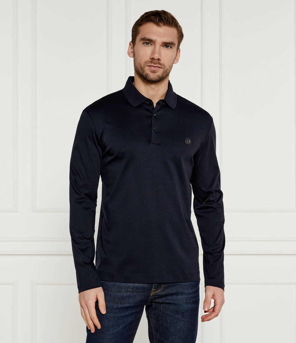 Поло C-Paley 01 BOSS BLACK - темно-синий(50523917)