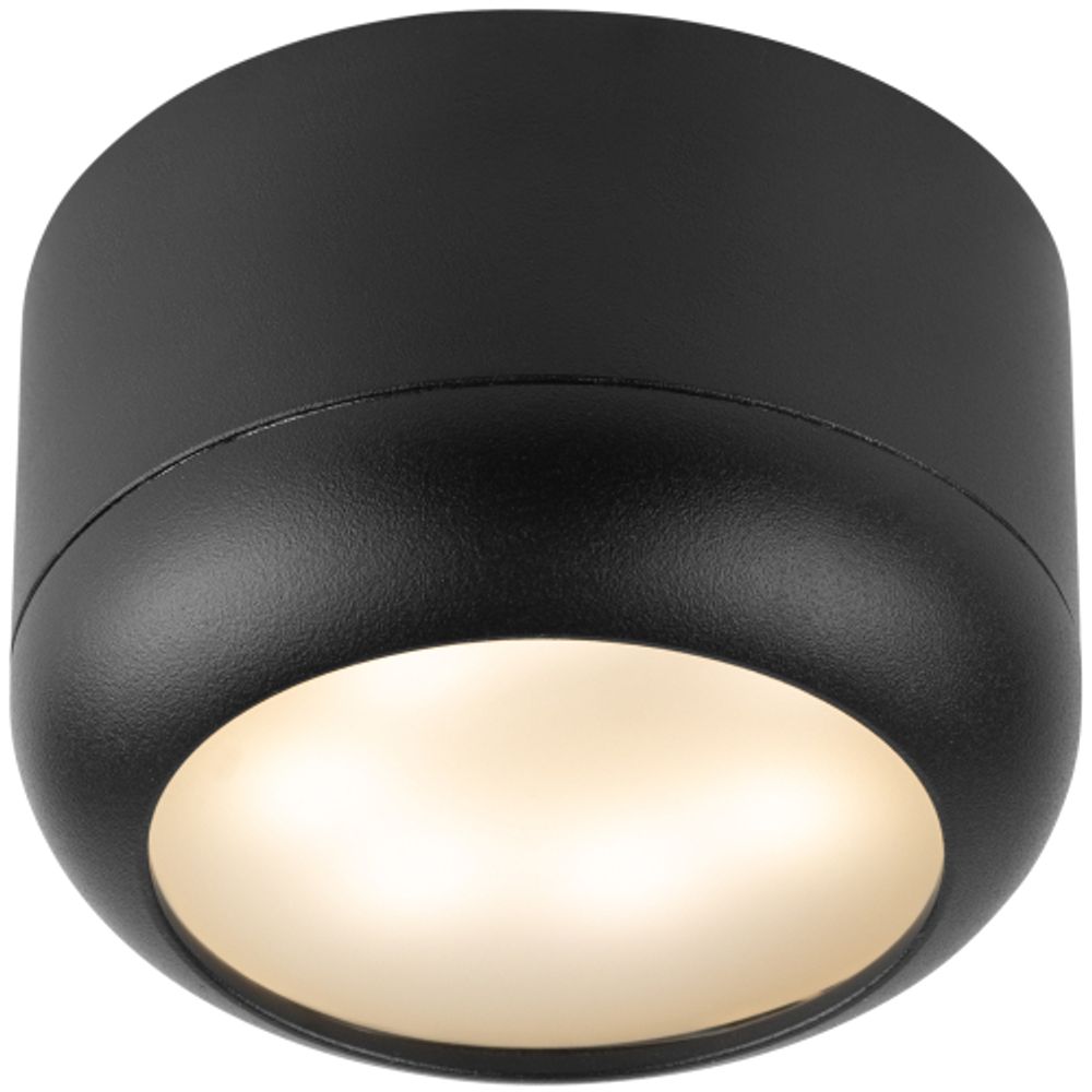 Светильник настенно-потолочный спот ЭРА OL56 BK под лампу GX53 черный IP20