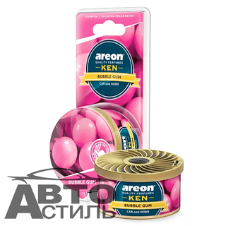Ароматизатор в банке под сиденье Areon GEL KEN 35гр - Бубл Гам\Babble Gum