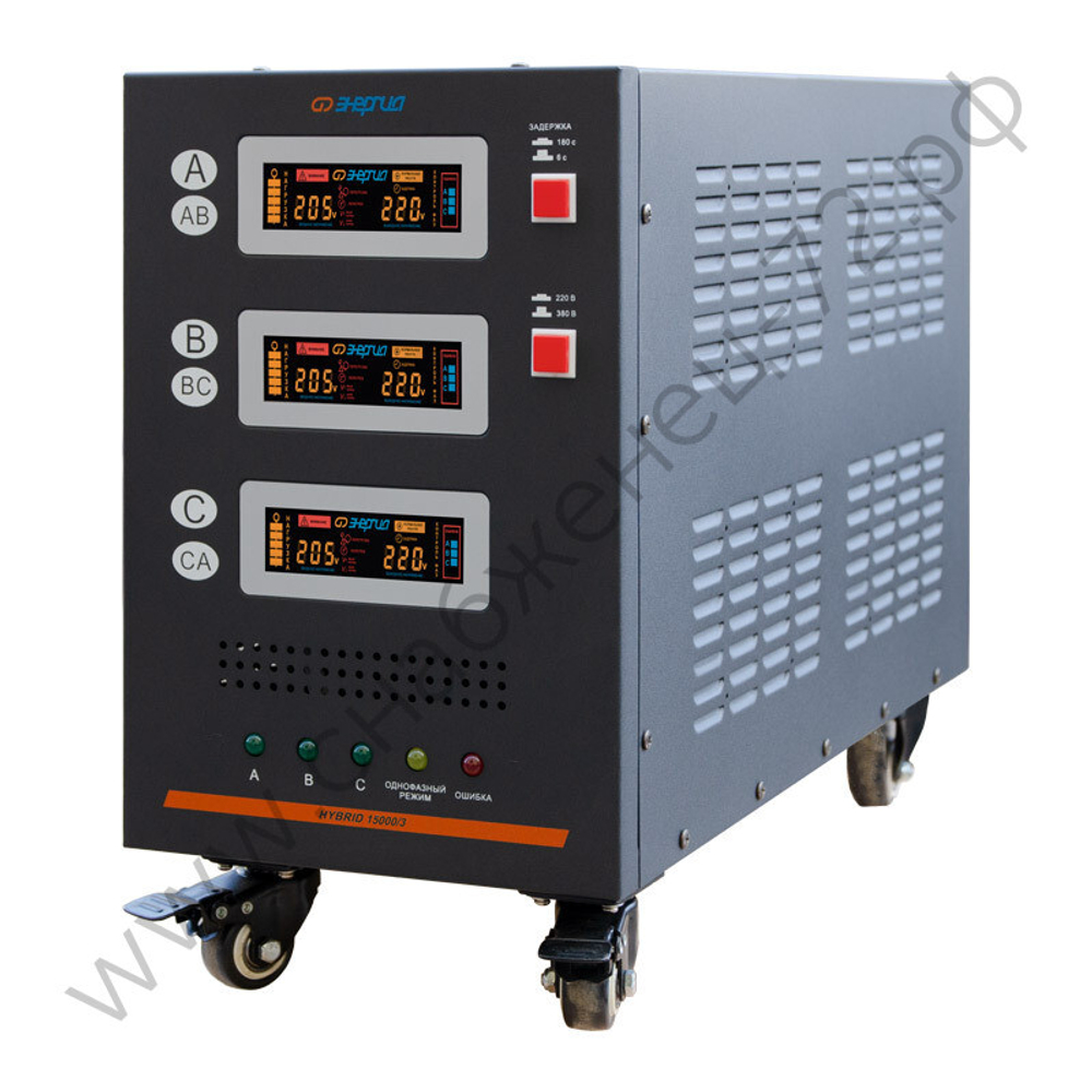 Стабилизаторы напряжения Энергия Hybrid II трехфазные