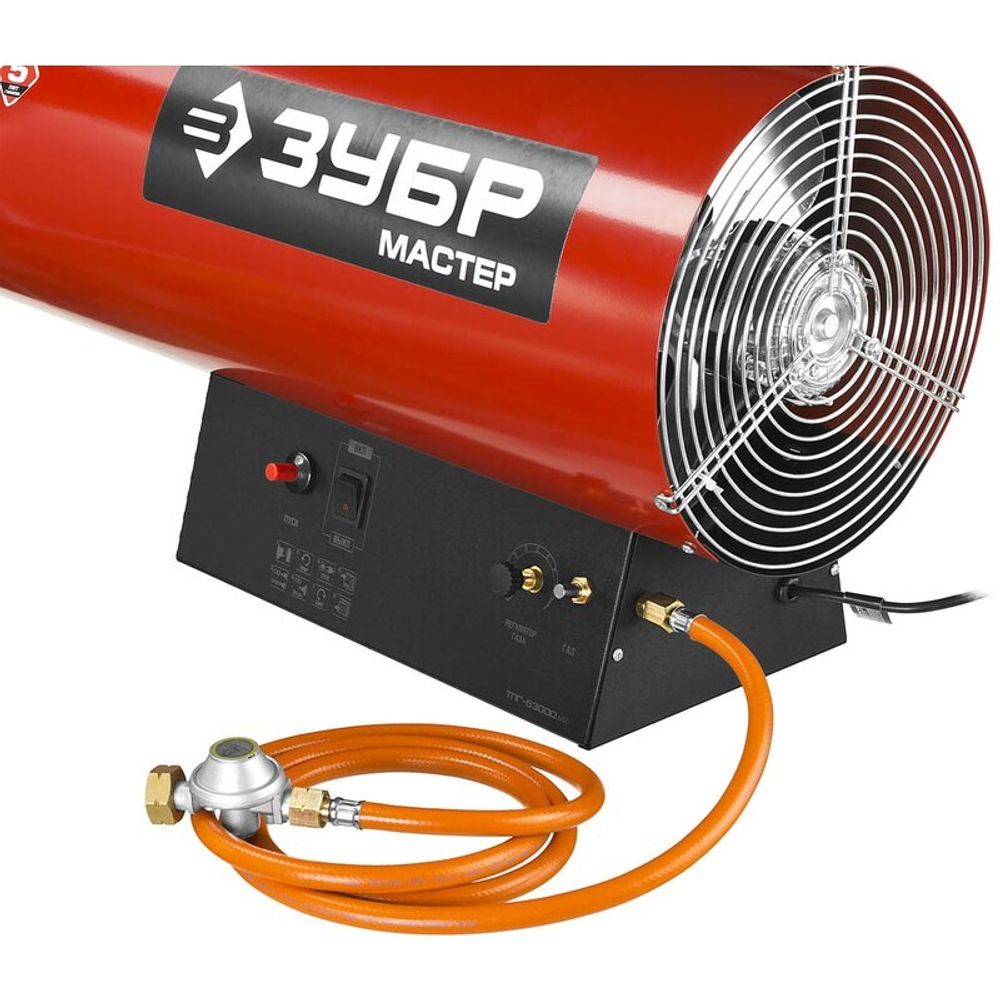 Газовая тепловая пушка Зубр ТПГ-53000_М2 - прямого нагрева / 53 кВт