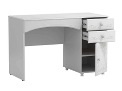 Стол письменный Италия ИТ-15 +ИТ-15А белое дерево