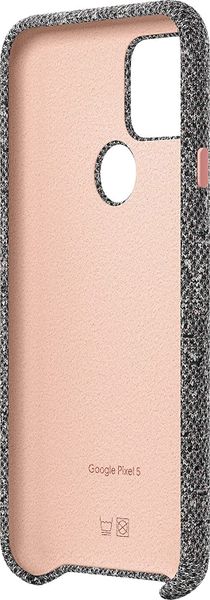 Чехол Google Pixel 5 Fabric Case, Static Gray (неизменно серый)