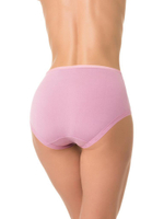 Высокие трусики plus size с кружевной вставкой (Размер: XL) (Цвет: белый)