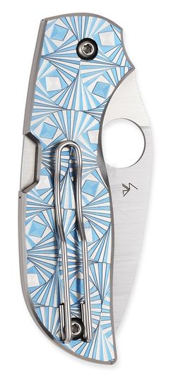 Складной нож Spyderco Chaparral 3 C152STIBLP c клинком из стали CTS-XHP, рукоять титан