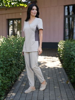 Костюм медицинский женский | Бл-327/2а+Б-125 либерти люкс