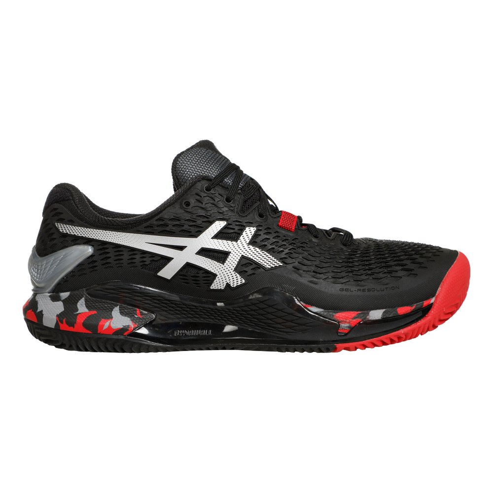 Мужские теннисные кроссовки ASICS GEL-Resolution 9 Clay Court Shoe Men - Black, Silver