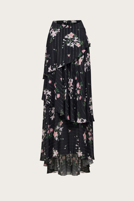 ЮБКА ИЗ ВИСКОЗЫ С АВТОРСКИМ ПРИНТОМ