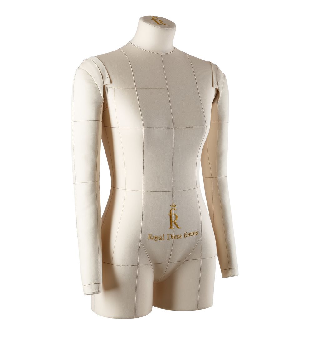 Комплект ручек к мягкому манекену Моника, бежевые, размер 42-44, тип фигуры Песочные часы