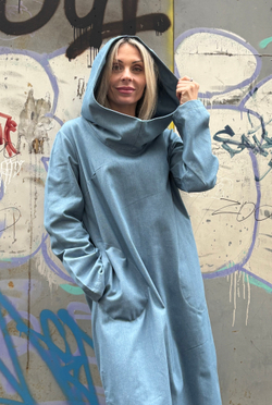 Платье Assassin /джинс голубой