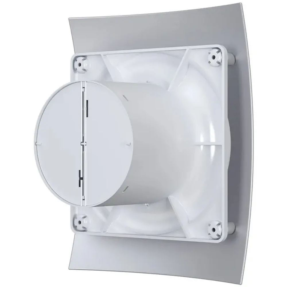Вентилятор накладной BREEZE D100 обратный клапан Gray metal