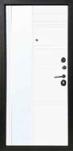 Входная дверь Атриум Эгоист Белый Дуб