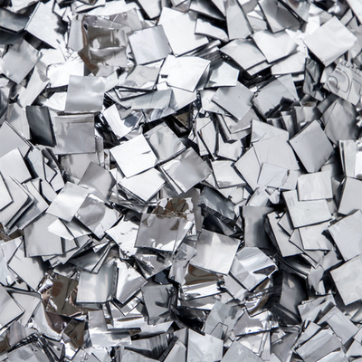 Конфетти Серебро Квадратное