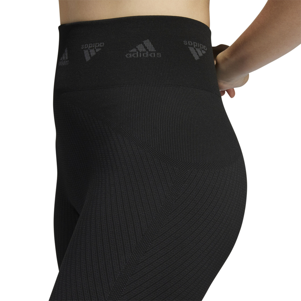 Женские теннисные брюки adidas Aeroknit Branded 7/8 Tight Women - Black