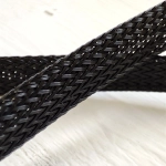 DAXX Кожух для кабелей диаметром от 9 до 15мм нейлоновый, черный -1м-