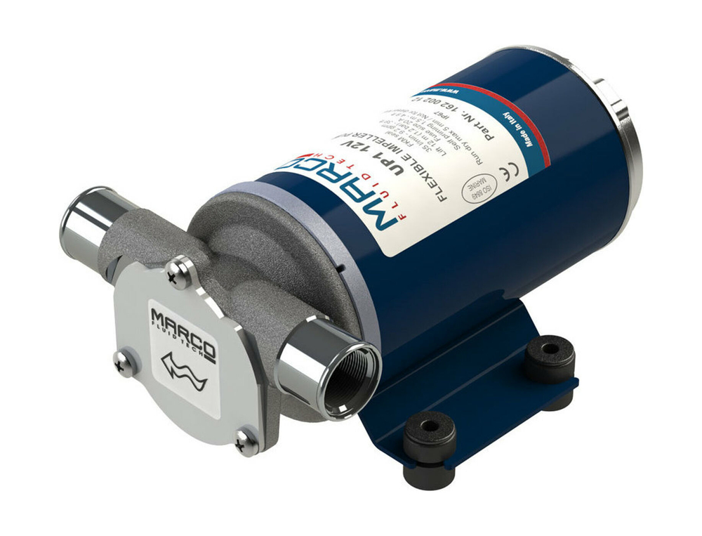 Помпа водоподающая импеллерная Marco UP1, 12 В, 35 л/мин, 17.4 PSI (1.2 бар)