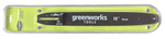 Шина Greenworks 29757, для цепной пилы, 16 дюймов, 40 звеньев, 3/8 дюйма