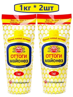 Майонез корейский натуральный 1 кг * 2 шт