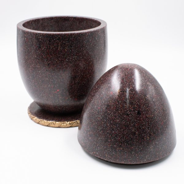 Урна для праха "Фаберже" бордо