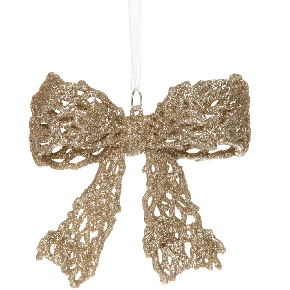 Подвеска «Чудесный бантик» 12*10 см, темное золото