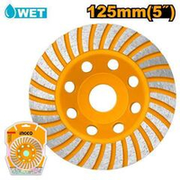 Чашка алмазная сегментированная 125х22 мм INGCO CGW011251