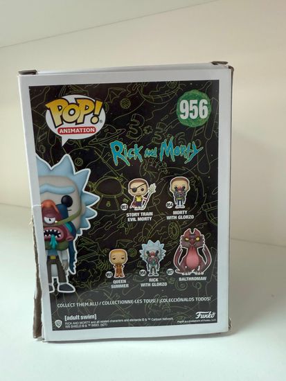 Фигурка Funko POP!(мятая коробка) Animation Rick & Morty Rick w/ Glorzo (956) 55250